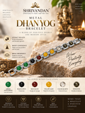 silver plated essential dhanlabh bracelet