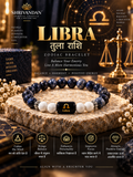 Lapis Lazuli & Howlite Zodiac Band for Libra (तुला राशि)