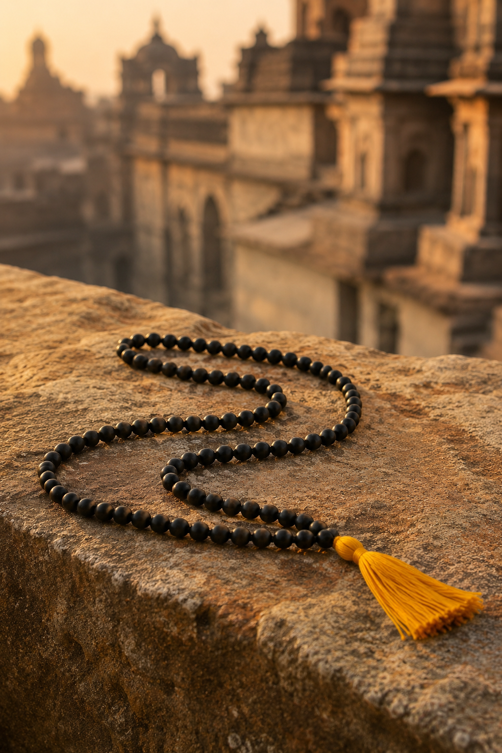 Original 108 Beads Karungali Mala | Pure Ebony Wood