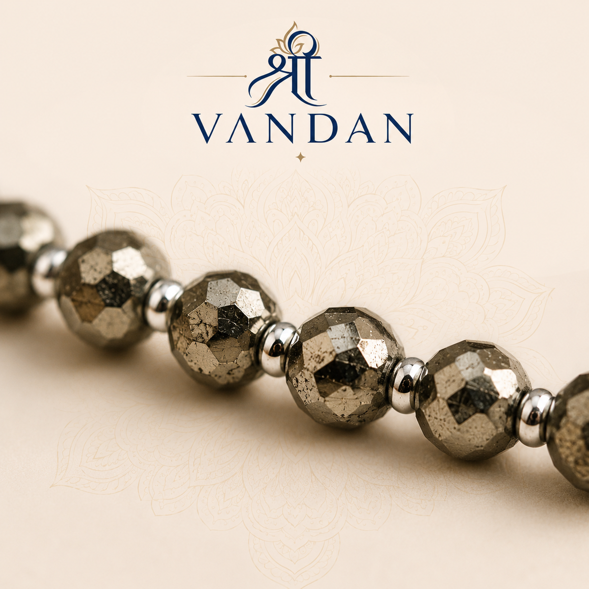 Wealth Magnet: Authentic Faceted Pyrite Crystal Anklet for Abundance