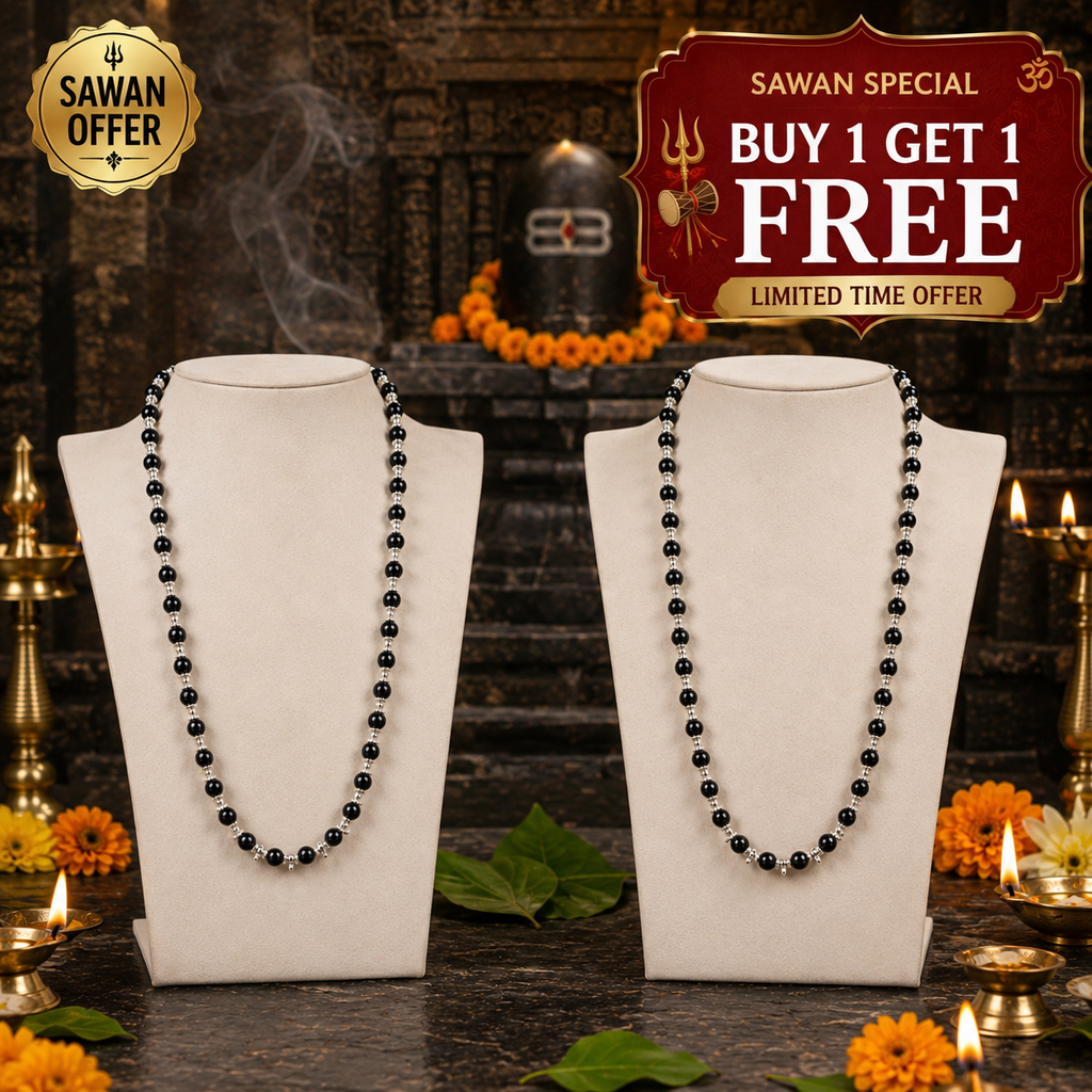 Sawan Special: Premium Authentic Karungali Mala (Buy 1 Get 1 FREE)